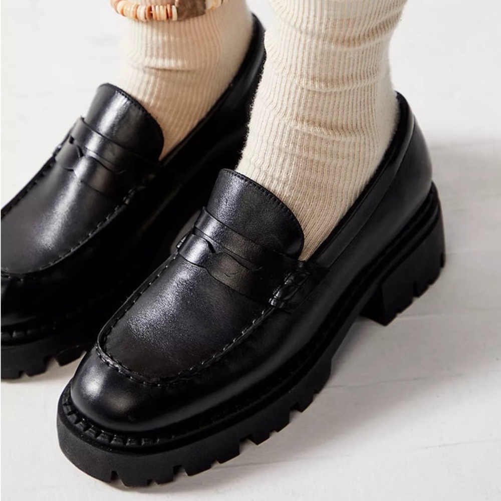 Free people Lyra lug sole loafer